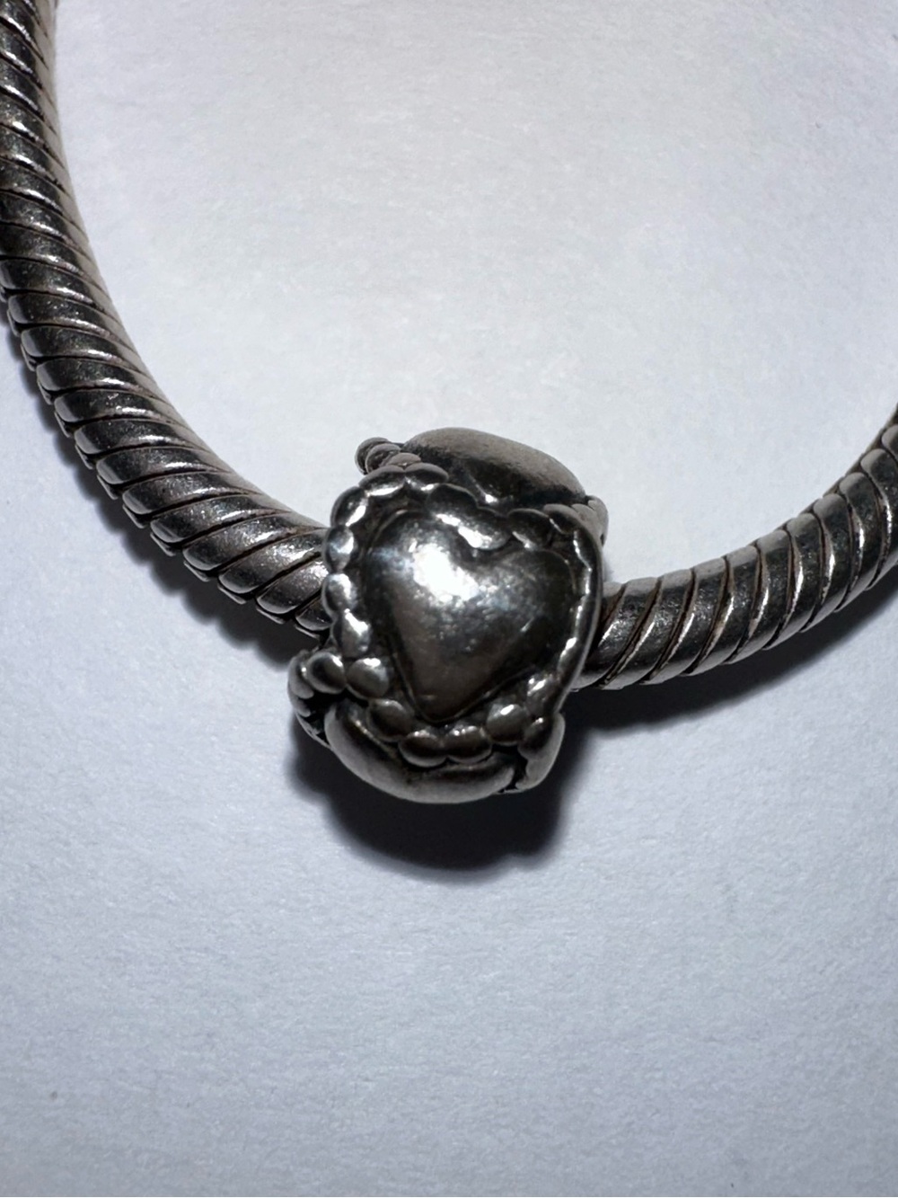 Pandora Everlasting Love Charm Retired #790448 Marked ALE 925